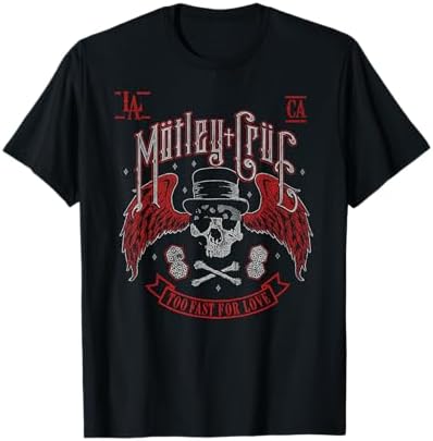Amazon.com: Motley Crue Men's Bad Boys Shield Slim Fit T-Shirt XX
